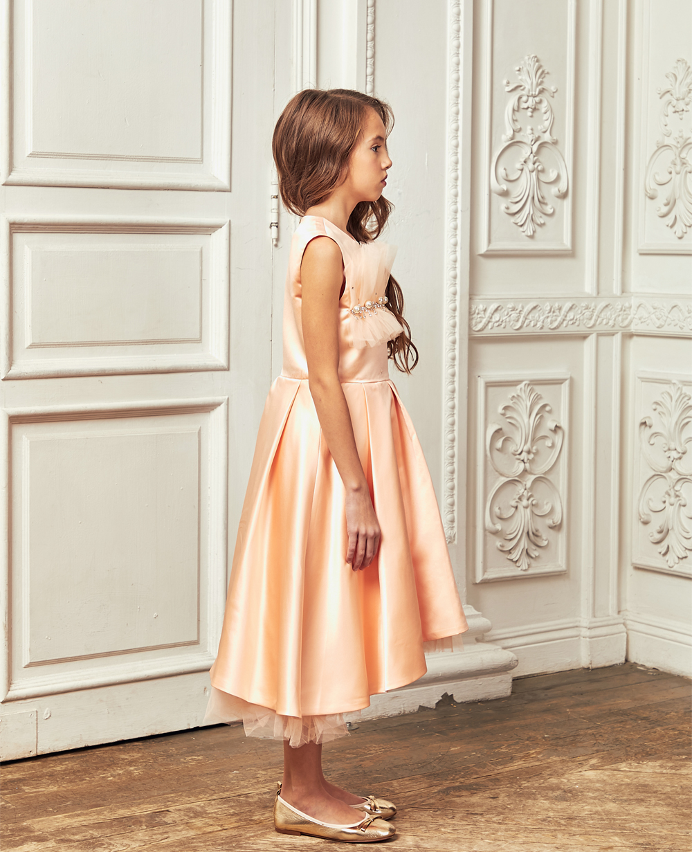 Pink Pearl Tuelle Dress
