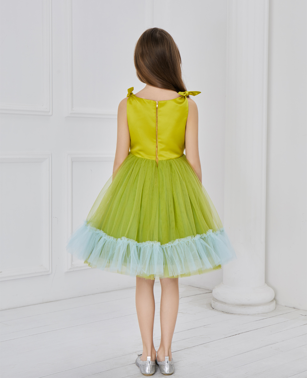 Green Ballerina Tuelle Dress