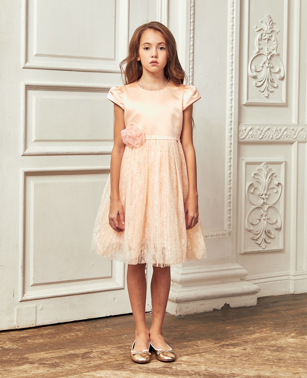 Noelle – Peach Tube Dress