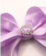 Purple Bow Hairclip