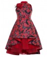 Red Brocade Supreme Dress