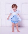 Baby Blue Tuelle Baby Dress