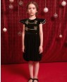 Black Qipao Velvet Dress