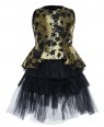 Black & Gold Devine Dress