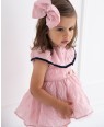 Baby Pink and Black Ribbon Dress