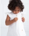 White Brocade Baby Dress