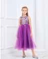 Purple Tulle Princess Dress