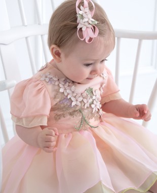 Baby Pink Lace Dress