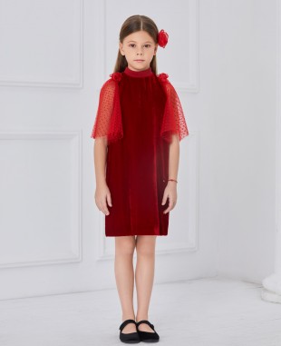 Red Suede Dress