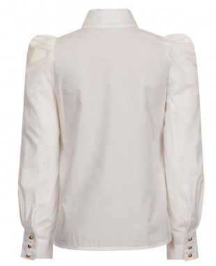 White Pussybow Blouse